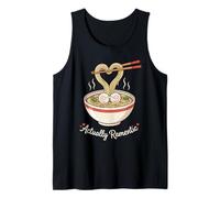 in Realtà Ramentic Divertente Ramen Noodle Cuore Valentine Pun Canotta