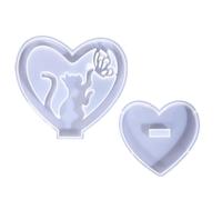 in resina di cuore in silicone, a forma di cuore Stampaggio