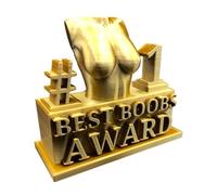 in Resina di Figura di Humorpokal Busen - Idea Regalo per Figura Scherzosa Divertente, Statua Decorativa Cheeky Trophy | Decorazione del Soggiorno per L'evento di Scherzo per Feste di Comple
