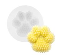 in resina per di gatto in silicone, per per cucinare,Cute muffe per di gatto di cane - Stampo in silicone per impronte di zampe, in resina epossidica a forma di