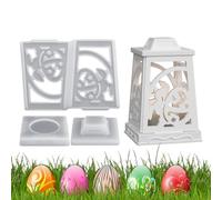 in resina per Pasqua | flessibili per stampaggio con facile rilascio,Forme in silicone per portacandele pasquali - per cera gesso cemento fai da te decorazioni arte artigianato progetto