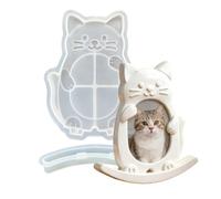 in resina | Riutilizzabili e flessibili per artigianato a forma di cane e gatto, per cornici per foto in resina epossidica | per cera, gesso, foto, e mestieri, vacanze