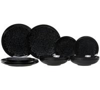 IN SALDO , Servizio piatti porcellana per 4 persone, 12 pezzi ECLIPSE NIGHT&DAY