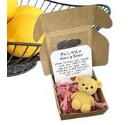 in scatola,My Little Bear Anti-Stress - Souvenir animale fatto a mano regalo per donne uomini