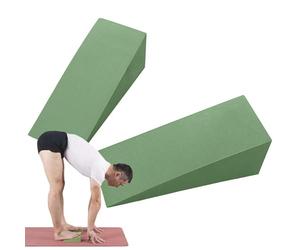 in schiuma per yoga | Squat Wedge Block per esercizio - Allungamento del polpaccio, della caviglia e del piede, bordo inclinato in schiuma per migliorare la della parte inferiore della gamba