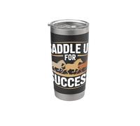 In sella per il successo Inspirational Equestrian Bicchiere termico in acciaio inox doppia parete