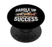 In sella per il successo Inspirational Equestrian PopSockets PopGrip Adesivo
