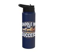 In sella per il successo Inspirational Equestrian Stainless Steel Insulated Water Bottle