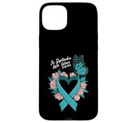 In September We Wear Teal Ovarian Cancer Awareness Custodia per iPhone 15 Plus