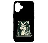 In Shiba Inu ci fidiamo del divertente cane Shiba Inu vintage Custodia per iPhone 16