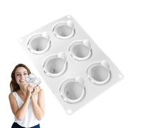 in silicone 3D a forma di gatto, per dolci a forma di , stampo per torta di animali, stampo per cioccolato realistico, strumento creativo per la cottura di mousse, simpatico set