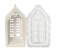 in silicone a forma di casa, stampo per candele per casa | antiaderente per colata,riutilizzabili per in resina siliconica per la fusione di per candele in gesso per fusione