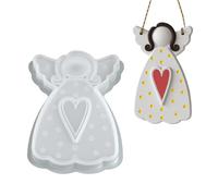 in Silicone Angelo - Utensili in Silicone per Colata Natalizia,Forma per Gesso per Decorazioni Festive | per Organizzatori di Feste Hobbisti Creativi Fai da Te Laboratori Creatori di Gioielli