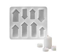 In Silicone Casa | Stampo Per Resina Natalizio,Stampo Per Gesso E Resina Con 8 Scomparti Per Artigianato Fondente E Festività Invernali