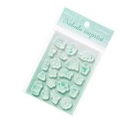 in silicone con animali, set creativo dal design trasparente, 1 pezzo, trasparente con animali, timbró in, impugnatura in acrilico, per pagine di diario, album di rit