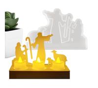 in Silicone,Decorazioni pasquali Gesù riutilizzabili per la casa, per sapone e per pasta di zucchero pasqua, soggiorno, camera da, ufficio, festa