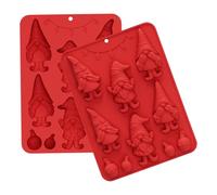 In Silicone Di Natale - 8.86x6.46x0.71 Pollici, Imbarcazione Antiaderente, Decorazione Della Torta | Caramelle Per Festività | In Silicone, Non Stick, Strumento Per Cottura E Artigianato