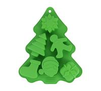 in silicone natalizi, facili da staccare, riutilizzabili | Stampo per torte a forma di sapone natalizio per la casa, feste, cupcake, biscotti, dessert e budini