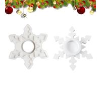 in silicone natalizi | Utensili Artigianato Riutilizzabili E Antiaderente - per portacandele natalizi | Per Adulti Principianti Amanti Artigianato Resina Candela Argilla P