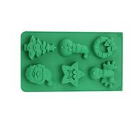 in silicone natalizio,Stampo per caramelle natalizie,Stampo in silicone per pasticceria | Stampo per fondente al cioccolato e caramelle per la cottura a Natale, per caramelle di Natale