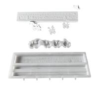 in Silicone per Artigianato | Stampo In Silicone Per Statua Del Conto Alla Rovescia Natalizio,Strumento Per Realizzare Decorazioni In Resina Epossidica Per Progetti Artistici Delle Feste - Per Decoraz