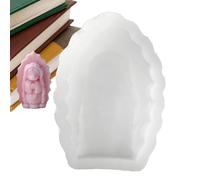in silicone per candele a forma di ragazza in preghiera, strumenti per modellare statuette di angelo, in silicone per candele, per cera, sapone, gesso, caramelle, cioccolato, argilla