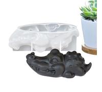 in silicone per candele, kit di in resina epossidica a forma di animale, riutilizzabili, per bambini, famiglia, pasticceria, festa della mamma, amici