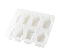 in silicone per candele Stampo fai da te a 8 cavità per cemento, e | per a forma di casa per Casa, Scuola, Dormitorio, Studio, Laboratorio, Sala Creativa e Feste