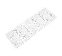in Silicone per Caramelle 5 Cavità Facile Sformatura Resistente al Calore | Simpatiche Forme in Silicone per Caramelle per biscotti, caramelle gommose, lavoretti alimentari, feste,
