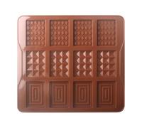 in silicone per cioccolatini | 12 cavità forma quadrata farcita - Stampo per dessert - per cucina, vacanze, feste, riunioni, dessert, caramelle e