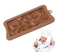 in silicone per cioccolatini al cioccolato, in silicone, per dolci Sugarcraft con motivo, per cioccolatini per alimenti per riempire barrette di cioccolato