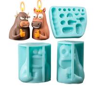 in Silicone per Cioccolato,Antiaderente Adatti al Microonde Cavallo,Resistenti al Calore Divertenti per Pasta Zucchero | Per creazioni con pasta di zucchero, fondente,