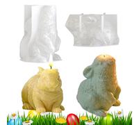 in Silicone per Conigli Pasquali | Forme Per Candele 3D A Coniglio Pasquale,Modello Per Gesso,Per Decorazioni Casa Gesso Sapone Feste Party Famiglia Amici Appassionati Fai Da Te
