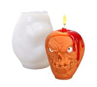 in silicone per Halloween - in | Spooky Craft Stencil Easy Removal | Resina & Plaster Mold for Decorations, Candles & Craft | flessibili e riutilizzabili