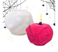 in silicone per Halloween - in | Spooky Craft Stencil Easy Removal | Resina & Plaster Mold for Decorations, Candles & Craft | flessibili e riutilizzabili