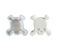 in silicone per Halloween | Stampo in silicone per aromatizzatore auto | Stampo in gesso manuale per decorazione di bambole, per argilla, resina epossidica, sapone, cioccolato, muffin