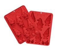 In Silicone Per Il Natale Strumento fai-da-te riutilizzabile, distacco | Stampo in Silicone da Sapone delle Feste Per Sapone Cupcake Biscotti Dessert Budino e Festa a Tema Natalizio