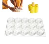 In Silicone Per La Cottura,Strumento Per Colata Artigianale Con 15 Cavità,Per Dolci Pratici - Per Cera, Argilla, Sapone, Gelatina, Budino, Dessert, Muffin, Caramelle