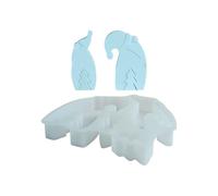 in silicone per Natale | in silicone per feste di Babbo Natale, antiaderenti flessibili per progetti artigianali per la casa per bambini