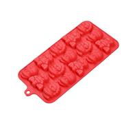 In Silicone Per Natale, Teglia Da Forno Antiaderente Con 15 Cavità, Stampo in Silicone Alimentare per le Feste, Per Caramelle Gommose, Cioccolato, Ghiaccio, Gelatina,