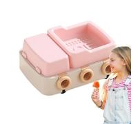 in silicone per , per ghiaccioli fatti in casa, in silicone per ghiaccioli fatti in casa con coperchio - Caso per cucina resistente alla polvere per la casa, la scuola, il
