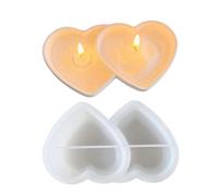 in silicone per, per la produzione di, Stampo per piastra di doppio cuore, in gesso di silicone per la casa impermeabile per resina epossidica