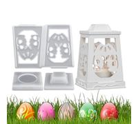 In Silicone Per Resina Pasquale - Per Colata Resistente Al Calore Riutilizzabili | Forme In Silicone Per Portacandele Tea Light Pasquali | Per Gesso Cemento Sapone Fai Da Te Decorazioni Arte Artigiana