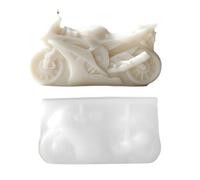 in silicone per sapone, realistico 3D, a forma di moto, facile da sformare e riutilizzare, per sapone e resina, per fai da te, decorazione da tavolo, ceramica, gesso e resina