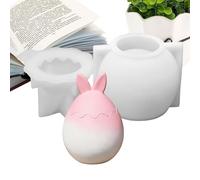 In Silicone Per Uova Di Pasqua Decorazione Casa Con Orecchie Da Coniglio In