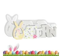 in silicone per uova di Pasqua,Strumenti creativi a rilascio facile - in silicone per decorative pasqua,per decorazioni di primavera, argilla, resina epossidica, sapone, ,