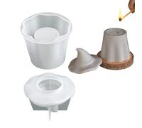 in Silicone per Vasetti Fantasma,Stampo Per Contenitori Con Coperchio Per Conservare Dolci | Stampo In Silicone Per Barattoli Resina Portacandele Decorazioni Halloween Organizzatori Gioielli