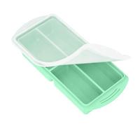 in silicone per zuppe e congelatori, contenitori per alimenti a 4 griglie, cubetti di zuppa con coperchio, per congelare salsa di cottura e brodo avanzi, lasagne, casa, cucina, ufficio