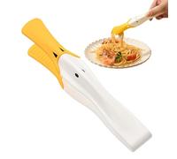 in silicone resistenti al beak del becco d' per afferrare la carne | Grill -Tongs - in silicone resistenti al calore con manico non slitta. Utensili da con maniglia non slittat