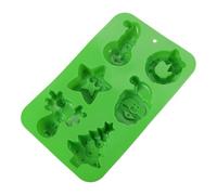 in silicone riutilizzabili e facili da staccare e rimuovere, antiaderente, stampo in silicone per torte, sapone, caramelle, ghiaccio, biscotti, fondente, vacanze